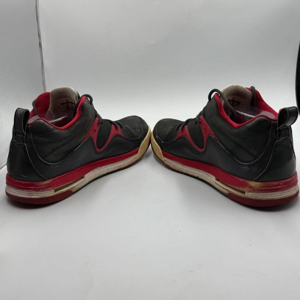 Nike Jordan Flight 45 Bred Black Red Sneakers‎ Mens 11 Retro Basketball Shoes